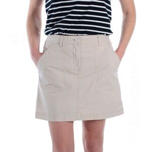 Eddie Bauer, Size 18, Tan Khaki Skirt with Pockets